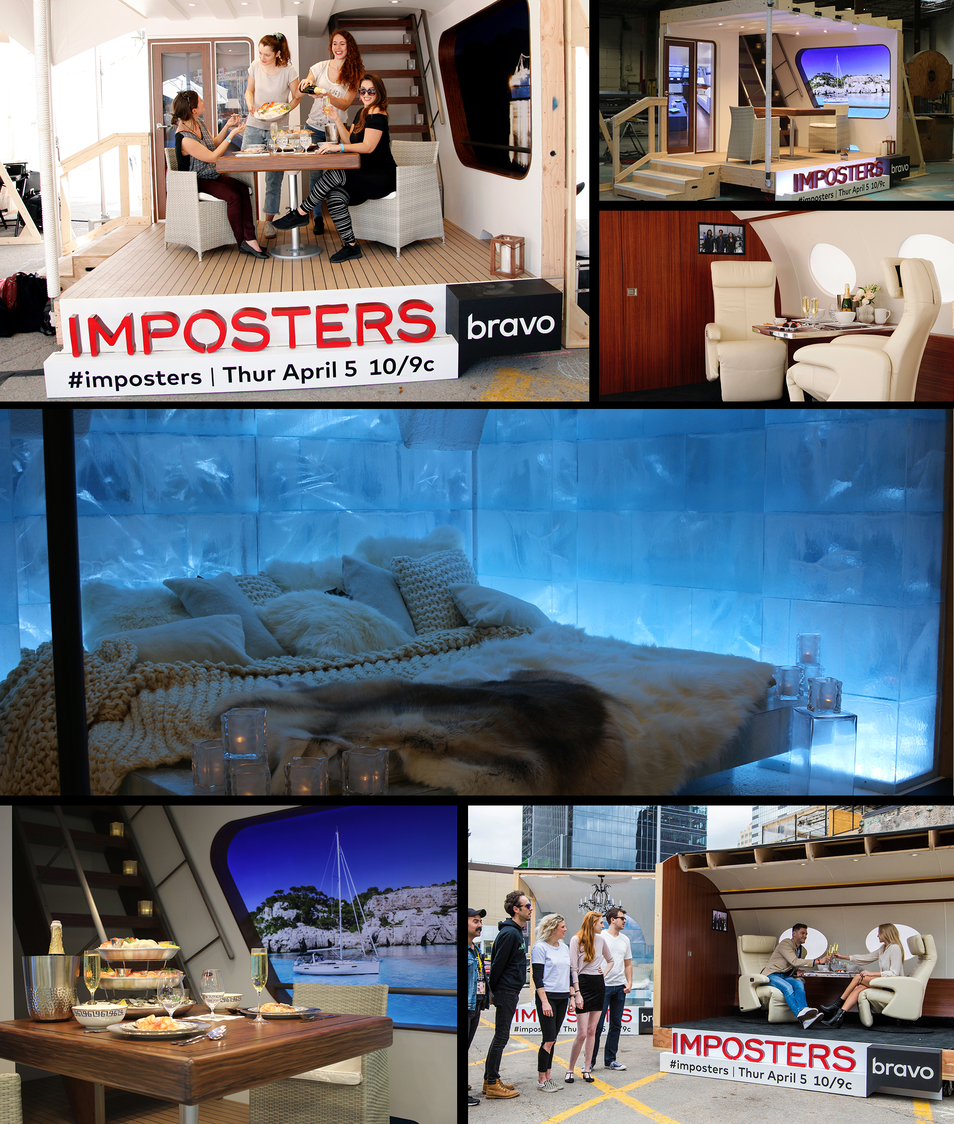 Marketing Activation Fabrication for SXSW - Bravo Imposters